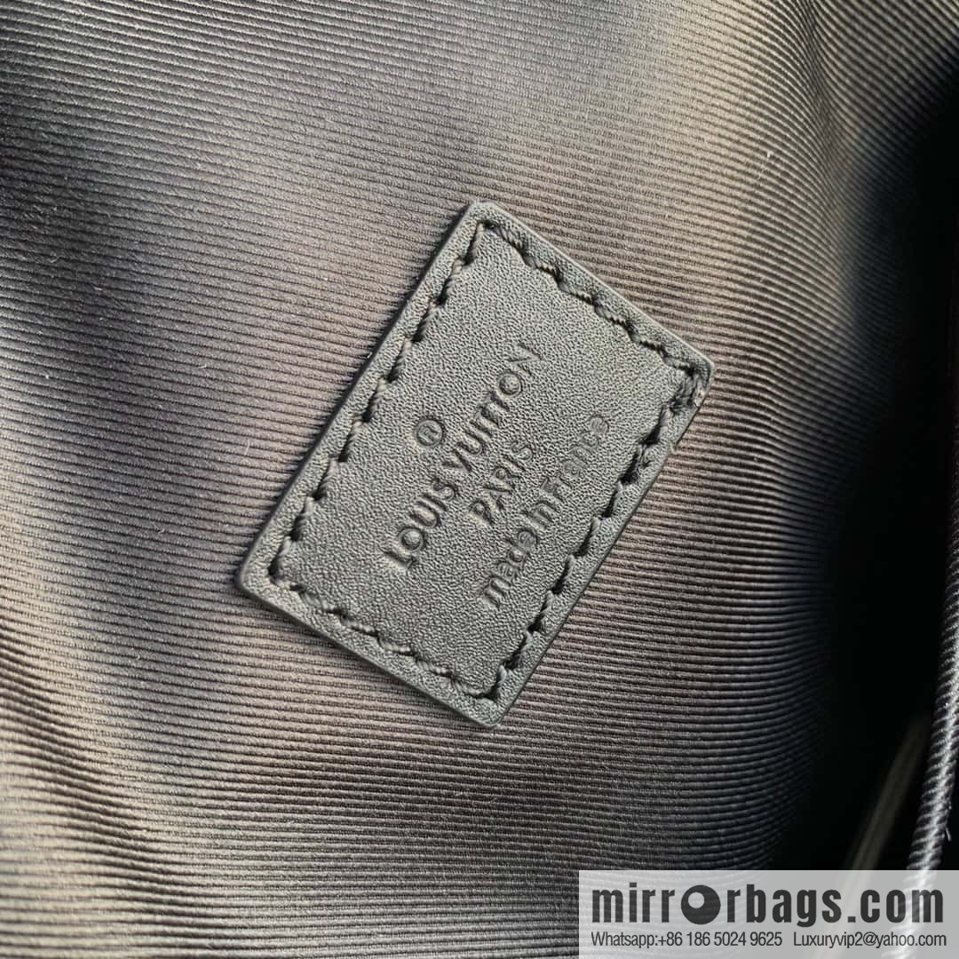 M45335 Black Flower Dean backpack Monogram Macassar backpack