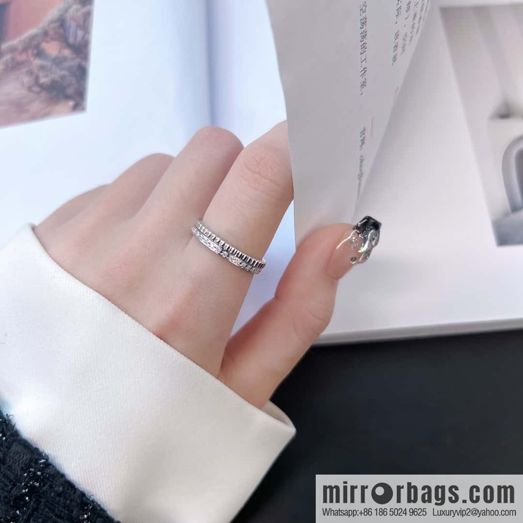 ❗New ❗️ BOUCHERON/Boucheron QUATRE RADIANT Series Ring Single Row Diamond Ring ☀️ US Size 678