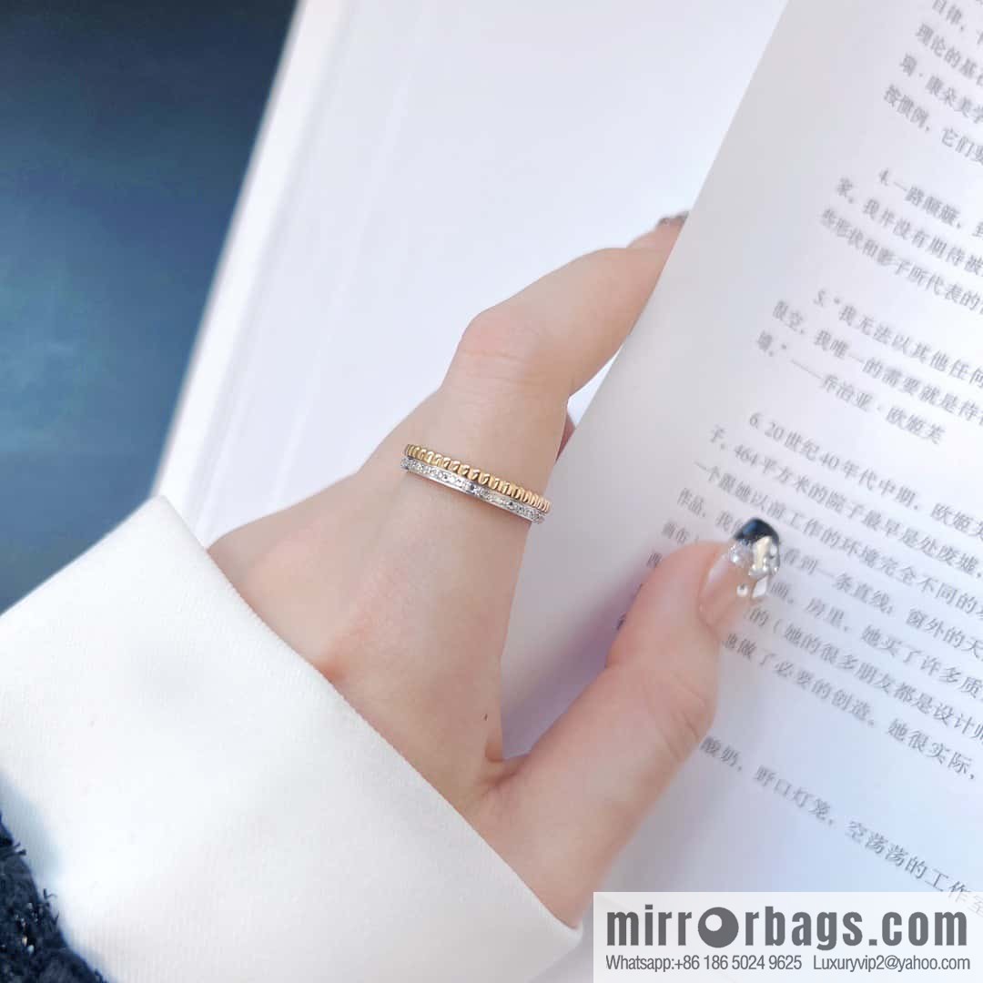 ❗New ❗️ BOUCHERON/Boucheron QUATRE RADIANT Series Ring Single Row Diamond Ring ☀️ US Size 678