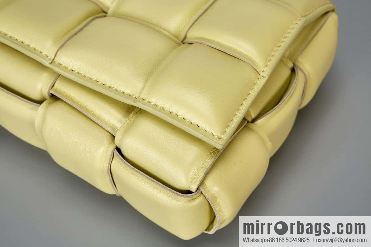 Bottega Veneta Padded Cassette Bag Model; 591970 BV Cassette Pillow Bag, Ice Cream Color