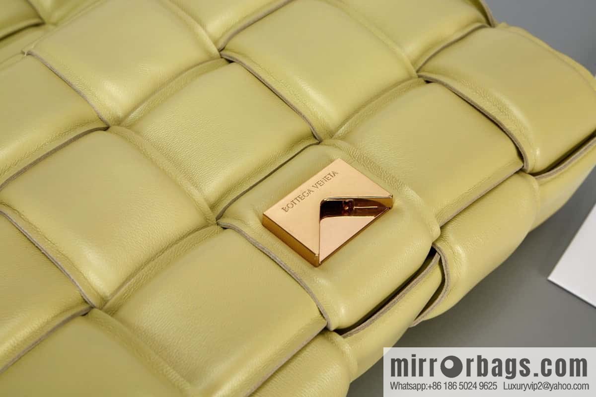 Bottega Veneta Padded Cassette Bag Model; 591970 BV Cassette Pillow Bag, Ice Cream Color