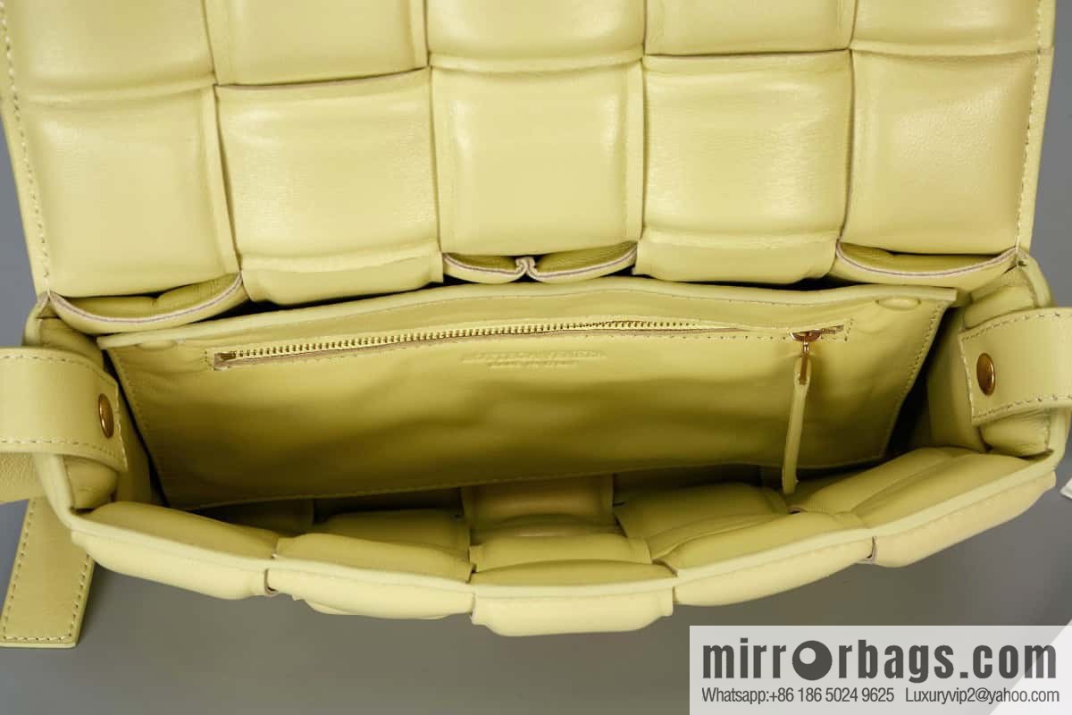 Bottega Veneta Padded Cassette Bag Model; 591970 BV Cassette Pillow Bag, Ice Cream Color
