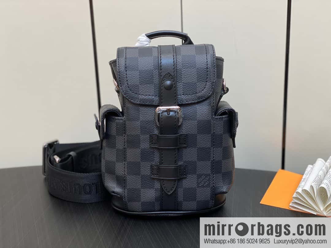 [Original order boutique] M82769 Haige, men's bag mini backpack series, autumn and winter new NANO CHRISTOPHER handbag Christopher backpack M82769