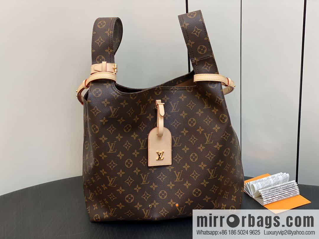 [Original single boutique] M46817 monogram shopping bag series, new ATLANTIS large handbag in autumn and winter