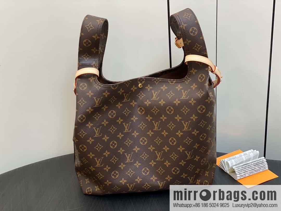 [Original single boutique] M46817 monogram shopping bag series, new ATLANTIS large handbag in autumn and winter