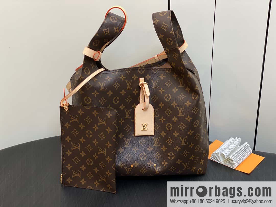 [Original single boutique] M46817 monogram shopping bag series, new ATLANTIS large handbag in autumn and winter