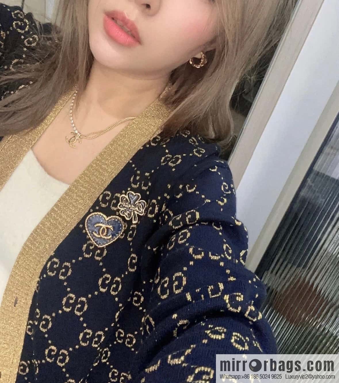 ❗️New ❗️ ☀️ new ☑️ Chanel denim peach heart love brooch ☀️