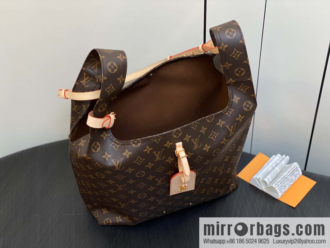 [Original single boutique] M46817 monogram shopping bag series, new ATLANTIS large handbag in autumn and winter