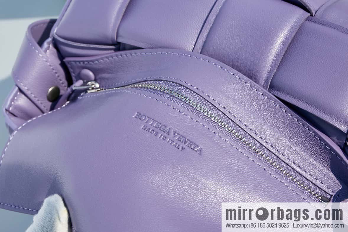 Bottega Veneta Padded Cassette Bag Model; 591970 BV Cassette Pillow Bag, Lavender