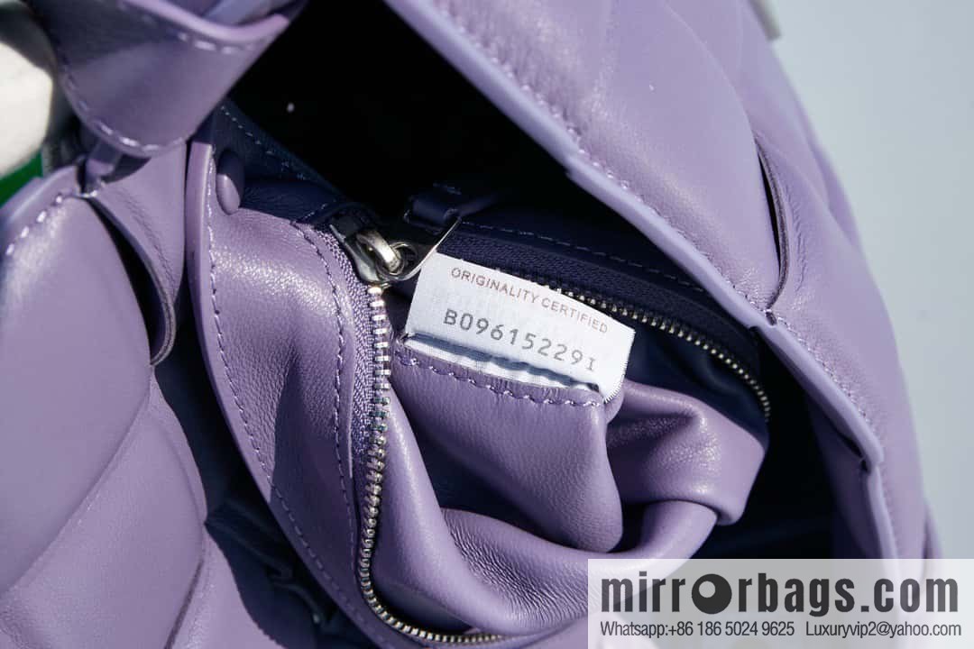 Bottega Veneta Padded Cassette Bag Model; 591970 BV Cassette Pillow Bag, Lavender