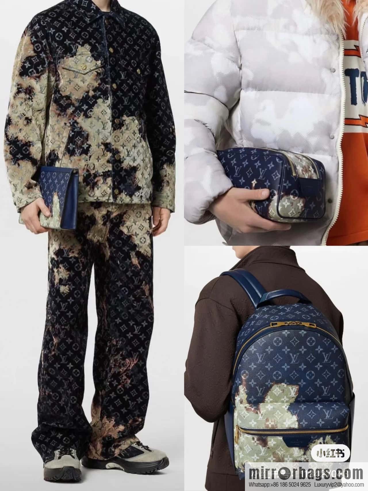 [Original Boutique items] M46805 blue backpack series Christopher small backpack M41379