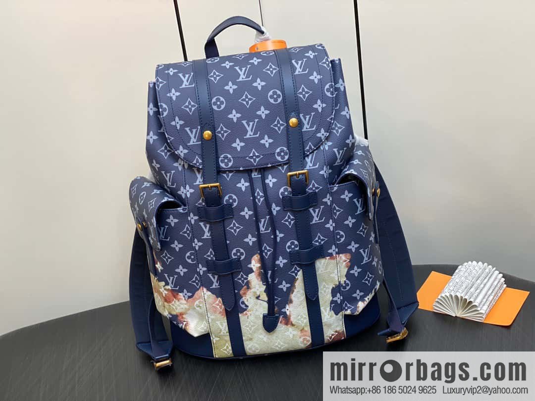 [Original Boutique items] M46805 blue backpack series Christopher small backpack M41379
