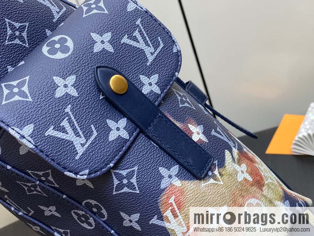 [Original Boutique items] M46805 blue backpack series Christopher small backpack M41379