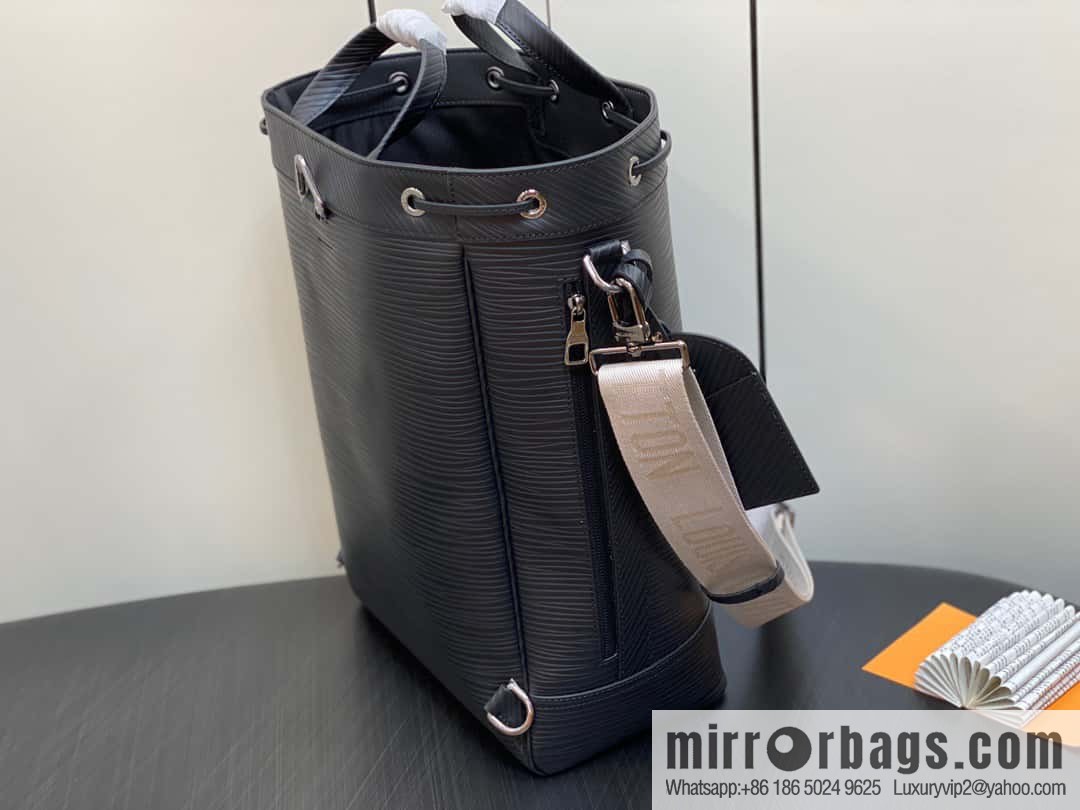 M23117 black epi bucket bag series Maxi Noé Sling bucket handbag