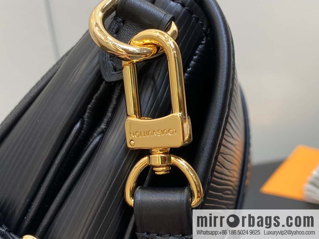 [Original single boutique] M23469 black epi series SAUMUR BB handbag
