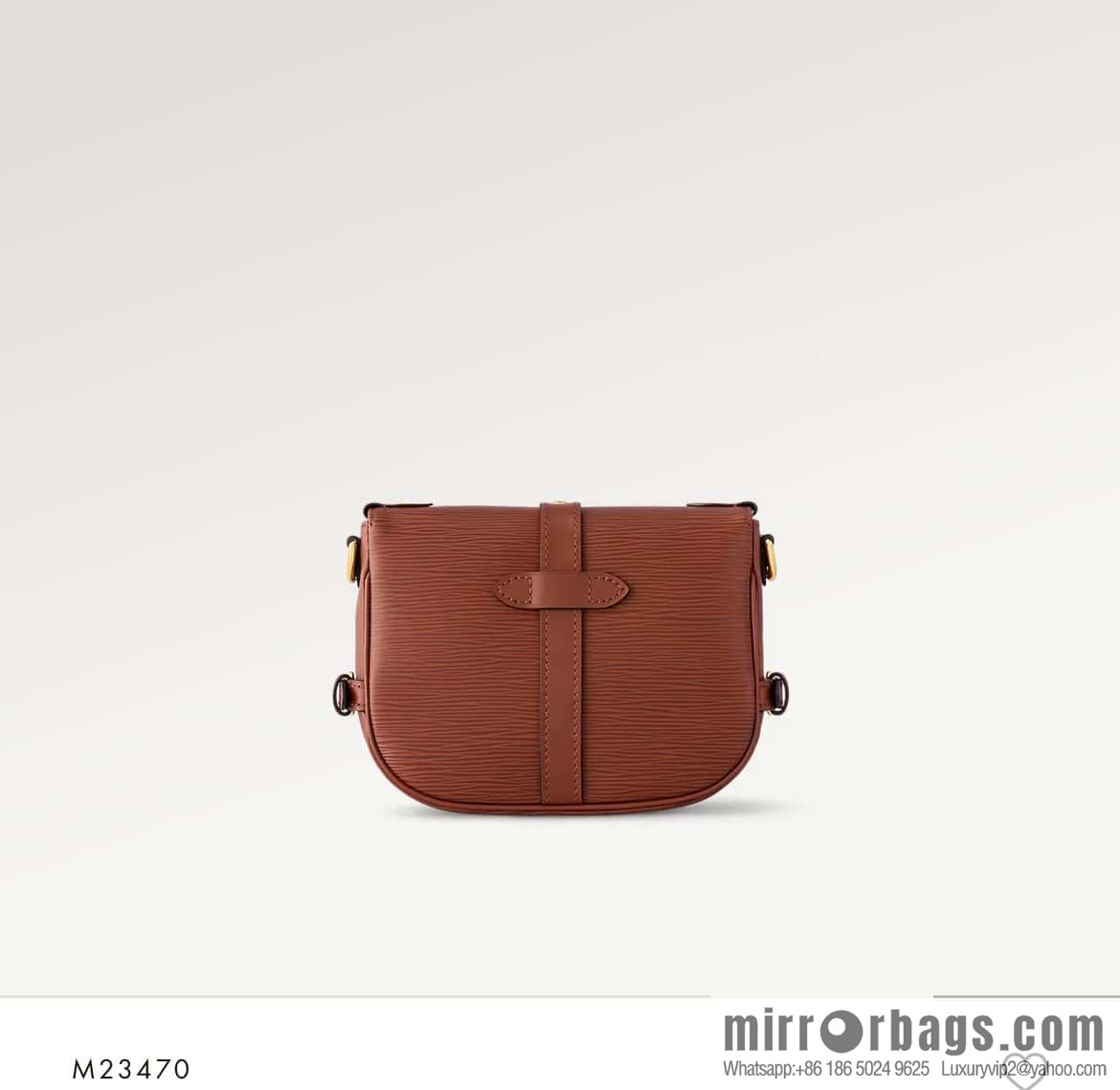 [Original order boutique] M23470 dark brown M23471 caramel M23469 epi saddle bag series SAUMUR BB handbag