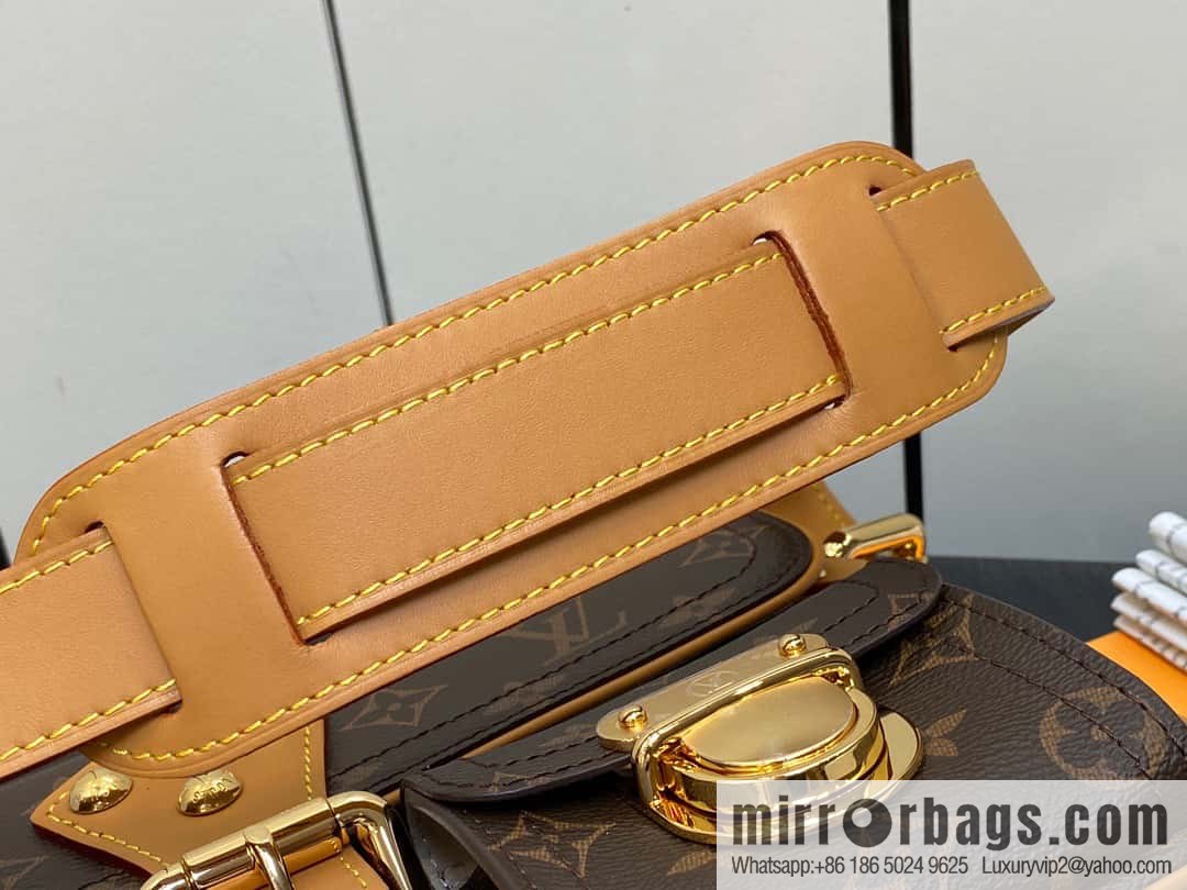[Original single boutique] M40027 monogram medieval Manhattan shoulder bag series Vintage handbag Manhattan Seine portable shoulder armpit bag
