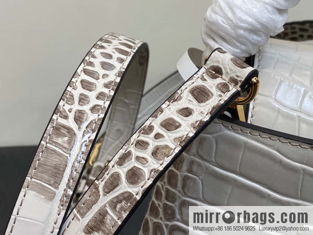 [Original order boutique] M48865 Himalayan, crocodile pattern full leather cap that English series Capucines mini handbag