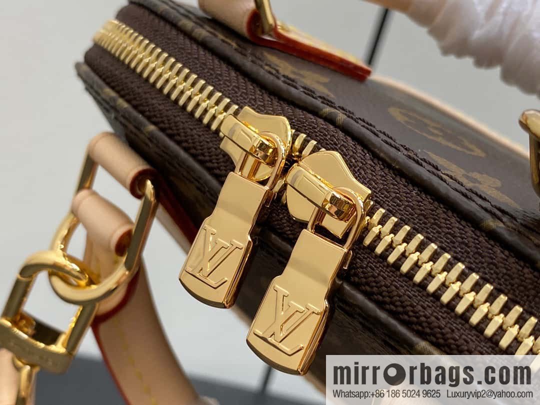 [Original single boutique] M82717 monogram mini shell bag series New launch Nano Alma handbag