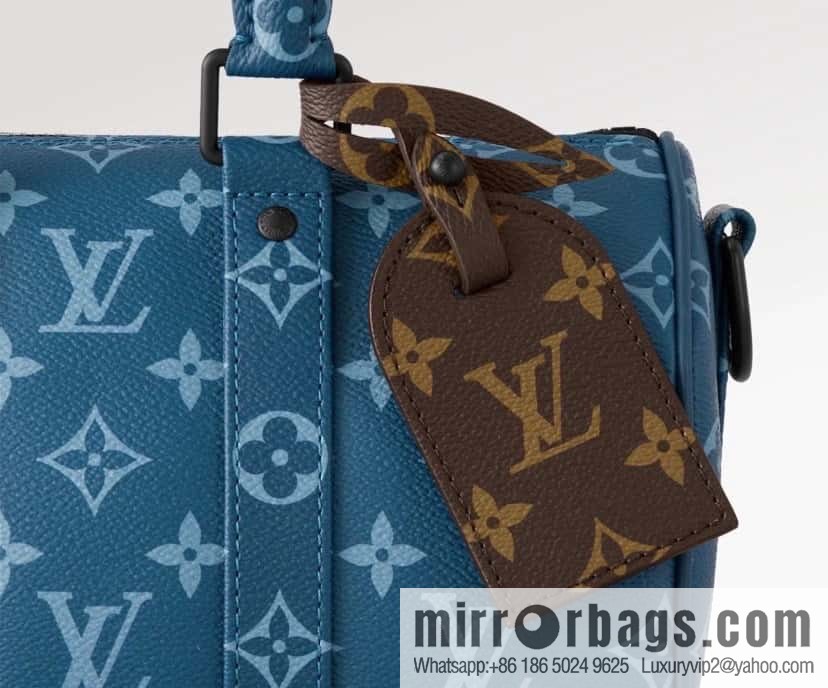 [Original order boutique] M46803 Blue Flower, Men's Bag Pillow Bag Series KEEPALL BANDOULIZRE 25 Handbag