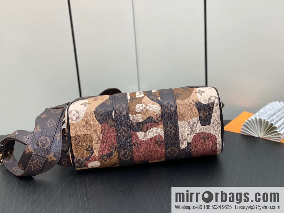 [Original order boutique] M46678 monogram men's bag pillow bag series Keepall Bandoulière 25 handbag