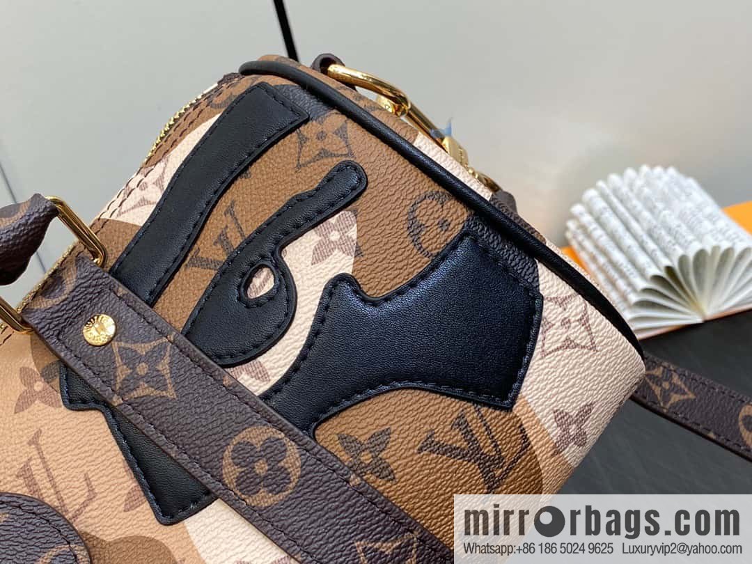 [Original order boutique] M46678 monogram men's bag pillow bag series Keepall Bandoulière 25 handbag