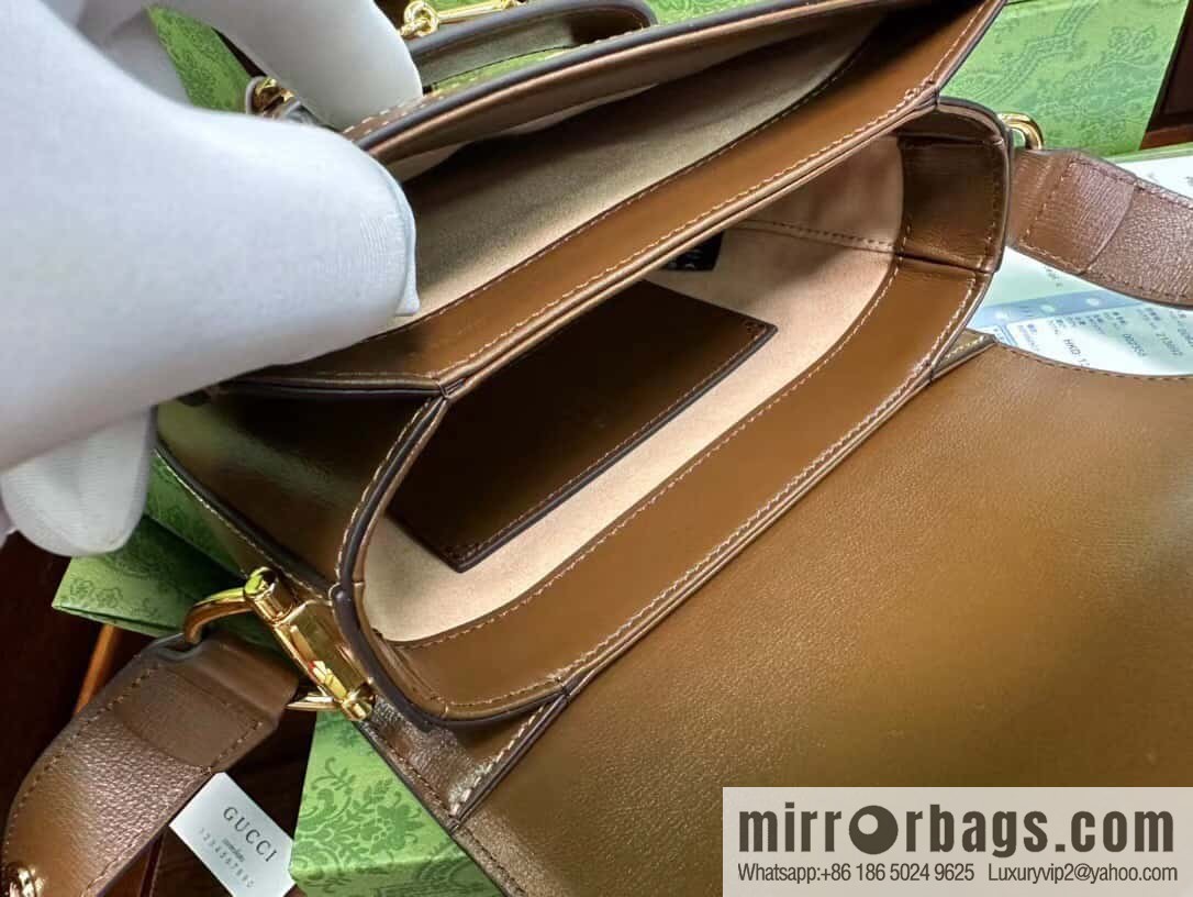 [Original leather] Gucci Horsebit 1955 series mini version, model 760191