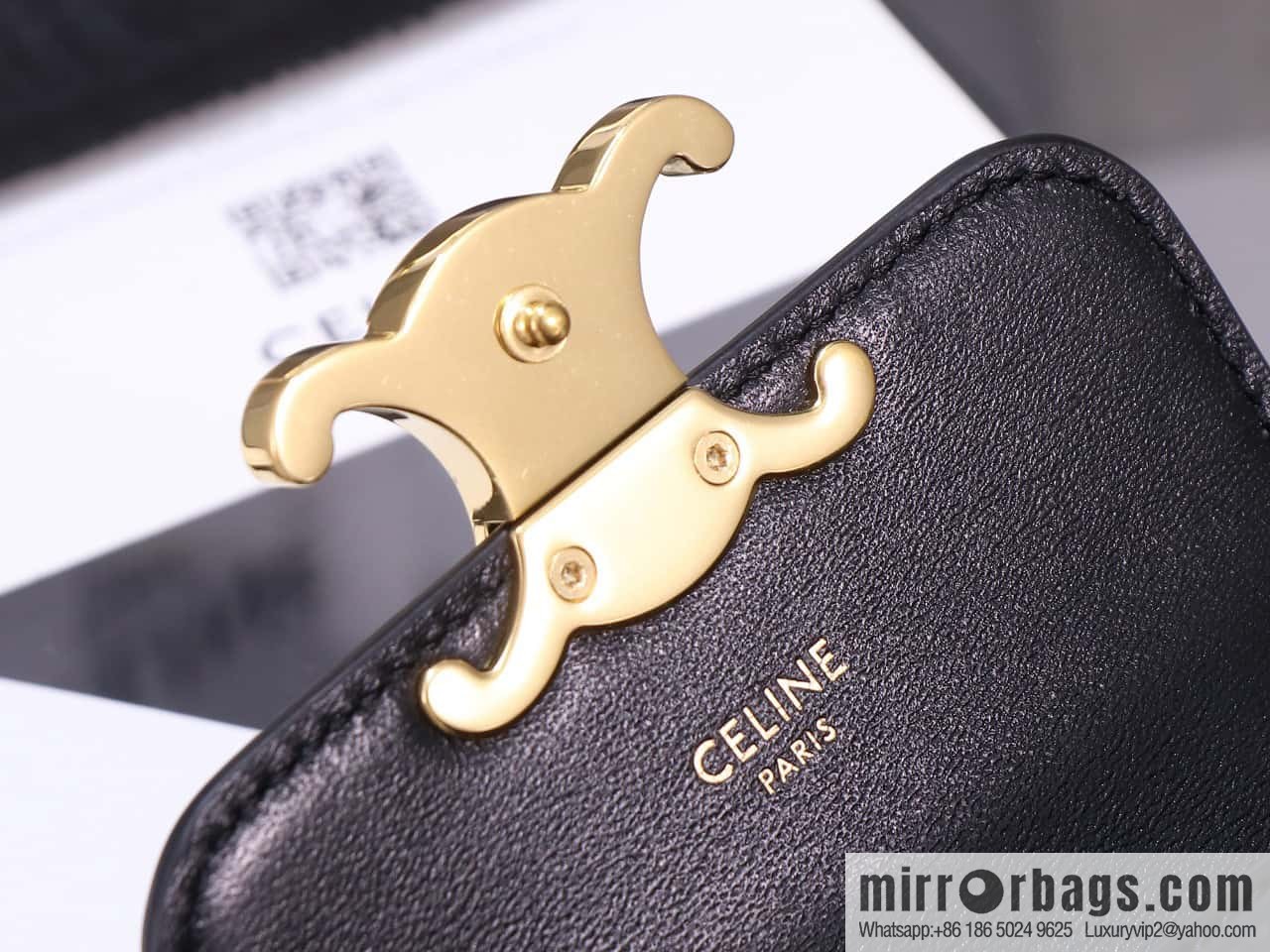 [Premium quality, all-steel hardware 】 𝗖𝗘𝗟𝗜𝗡𝗘 | 𝗧𝗥𝗜𝗢𝗠𝗣𝗛𝗘 𝗠𝗜𝗡𝗜 Arc de Triomphe mini crossbody bag model: 101513