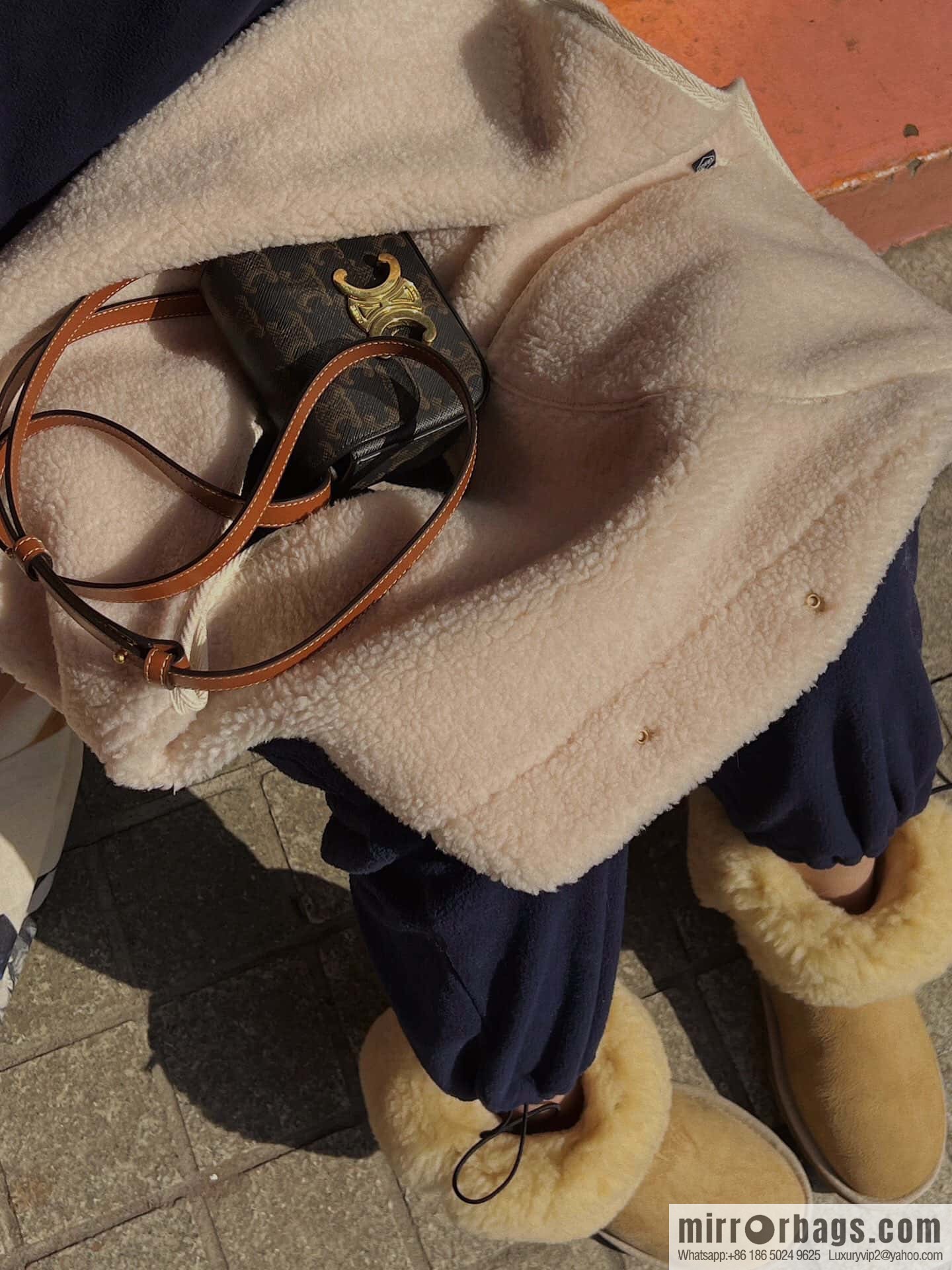 [Premium quality, all-steel hardware 】 𝗖𝗘𝗟𝗜𝗡𝗘 | 𝗧𝗥𝗜𝗢𝗠𝗣𝗛𝗘 𝗠𝗜𝗡𝗜 Arc de Triomphe mini crossbody bag model: 101513