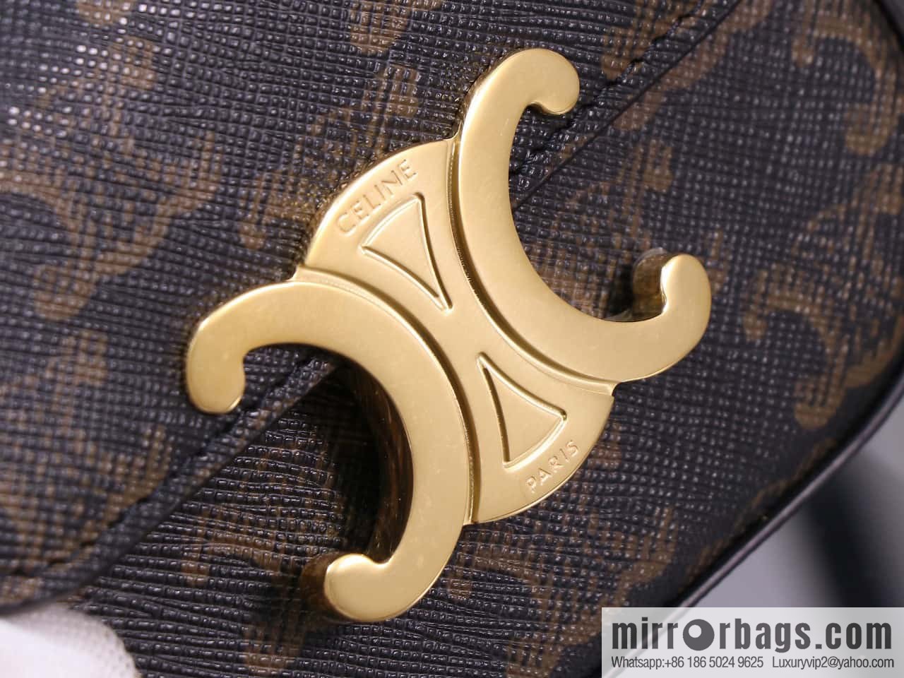 [Premium quality, all-steel hardware 】 𝗖𝗘𝗟𝗜𝗡𝗘 | 𝗧𝗥𝗜𝗢𝗠𝗣𝗛𝗘 𝗠𝗜𝗡𝗜 Arc de Triomphe mini crossbody bag model: 101513