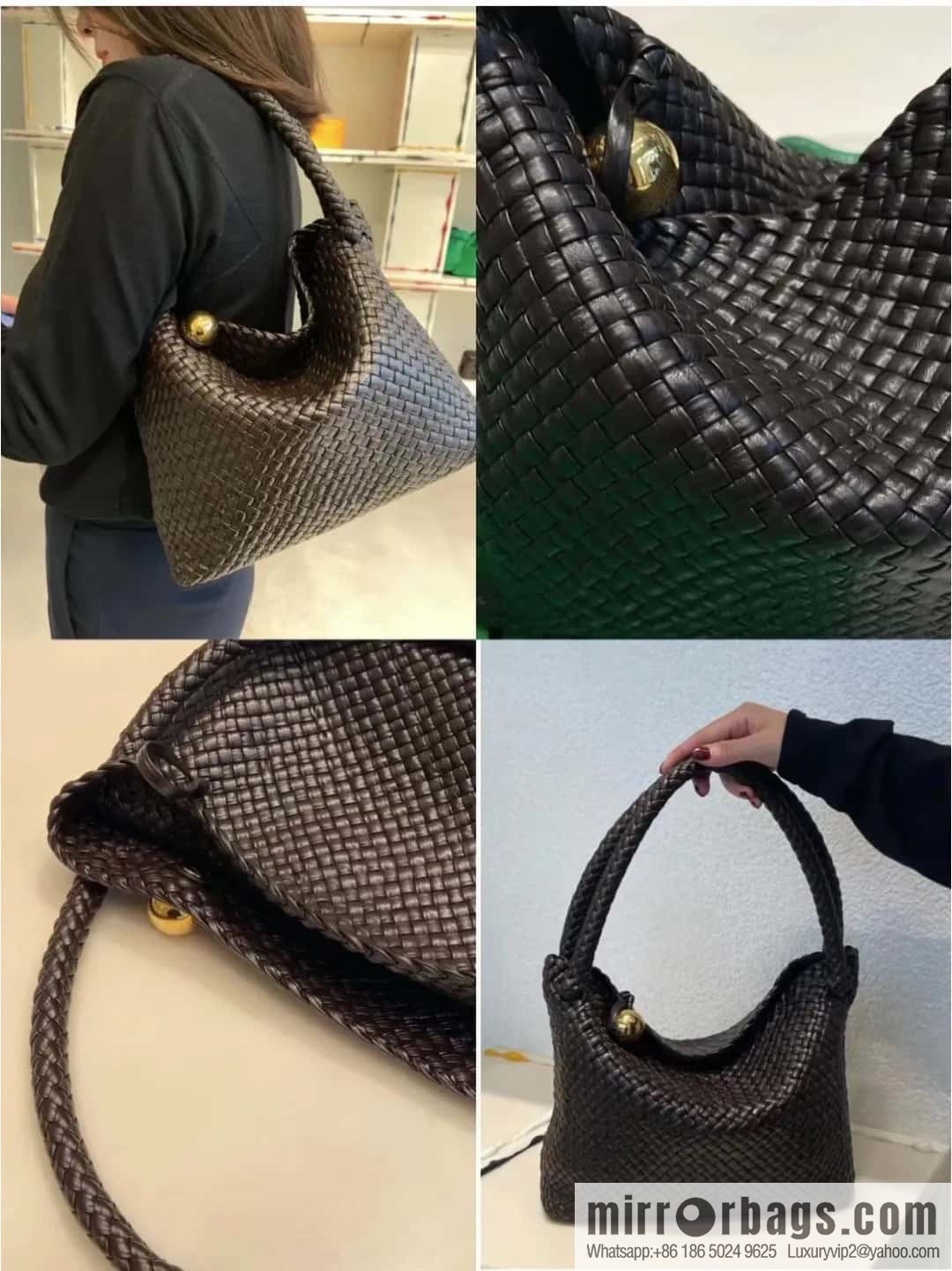 #Bv 2023 Winter Collection/Top Tosca Handbag Model Number: 716974 Chocolate Color