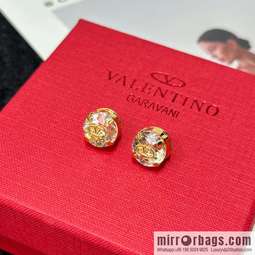 ❗️New ❗️ New ☑️ VALENTINO single diamond stud earrings