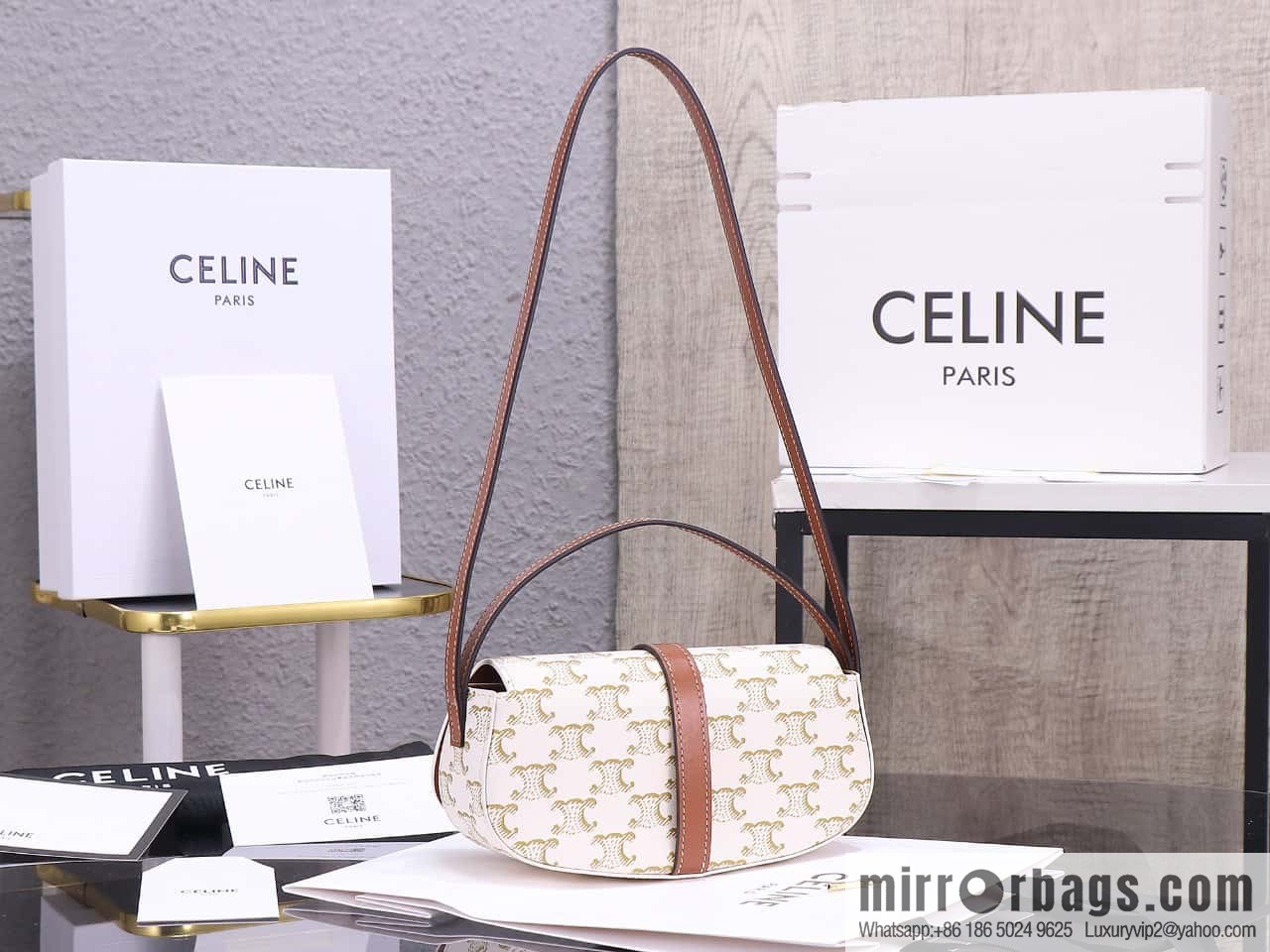[Premium quality, all-steel hardware 】 𝗖𝗘𝗟𝗜𝗡𝗘 | 𝗧𝗔𝗕𝗢𝗨 𝗖𝗟𝗨𝗧𝗖𝗛 𝗕𝗮𝗴 padlock bag, model: 101593