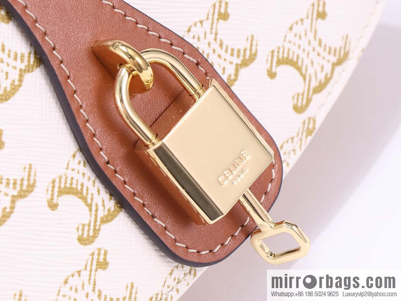 [Premium quality, all-steel hardware 】 𝗖𝗘𝗟𝗜𝗡𝗘 | 𝗧𝗔𝗕𝗢𝗨 𝗖𝗟𝗨𝗧𝗖𝗛 𝗕𝗮𝗴 padlock bag, model: 101593