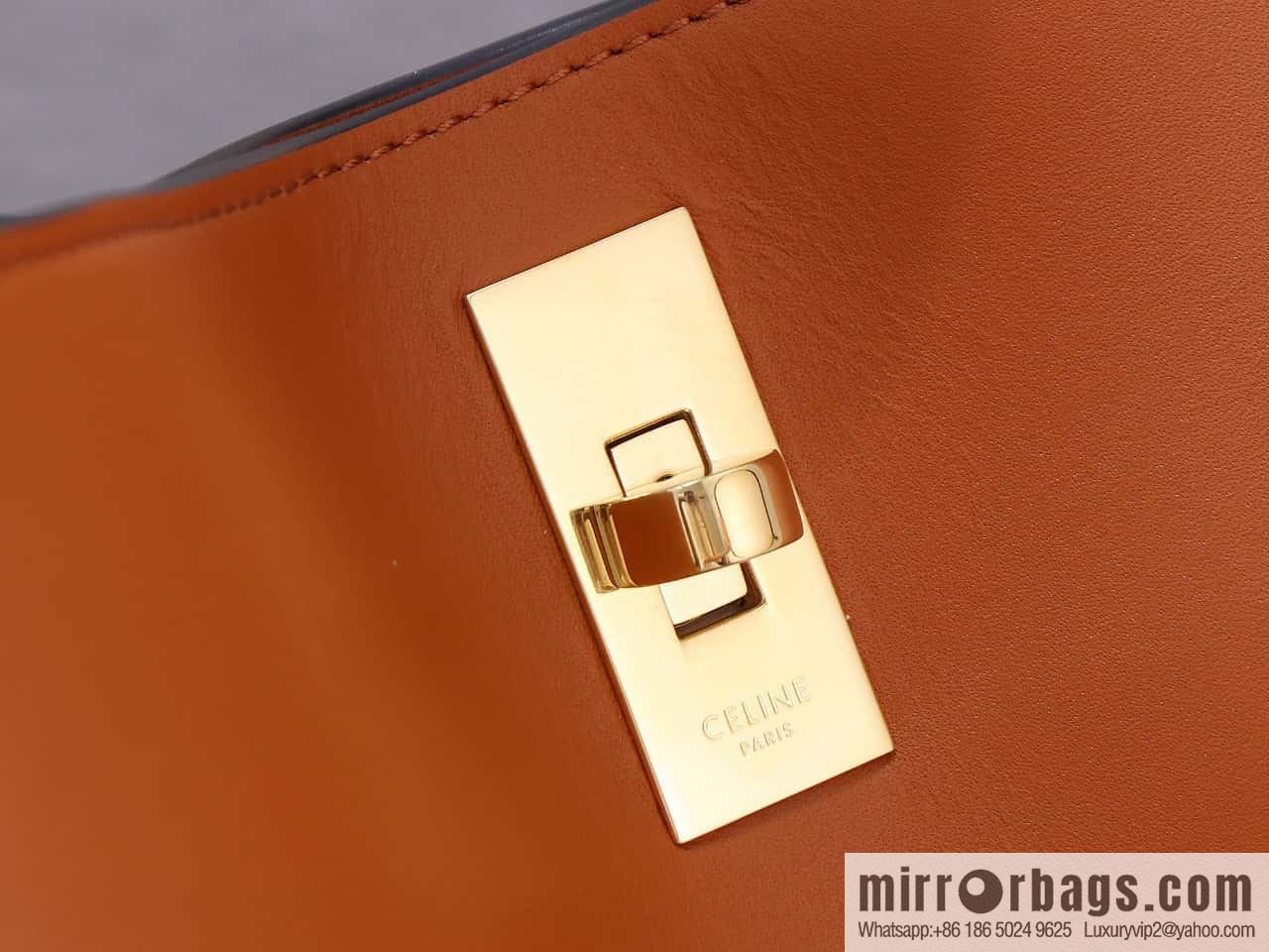 [Premium quality, all steel hardware] CELINE Bucket 16 calfskin bucket bag No.: 195573