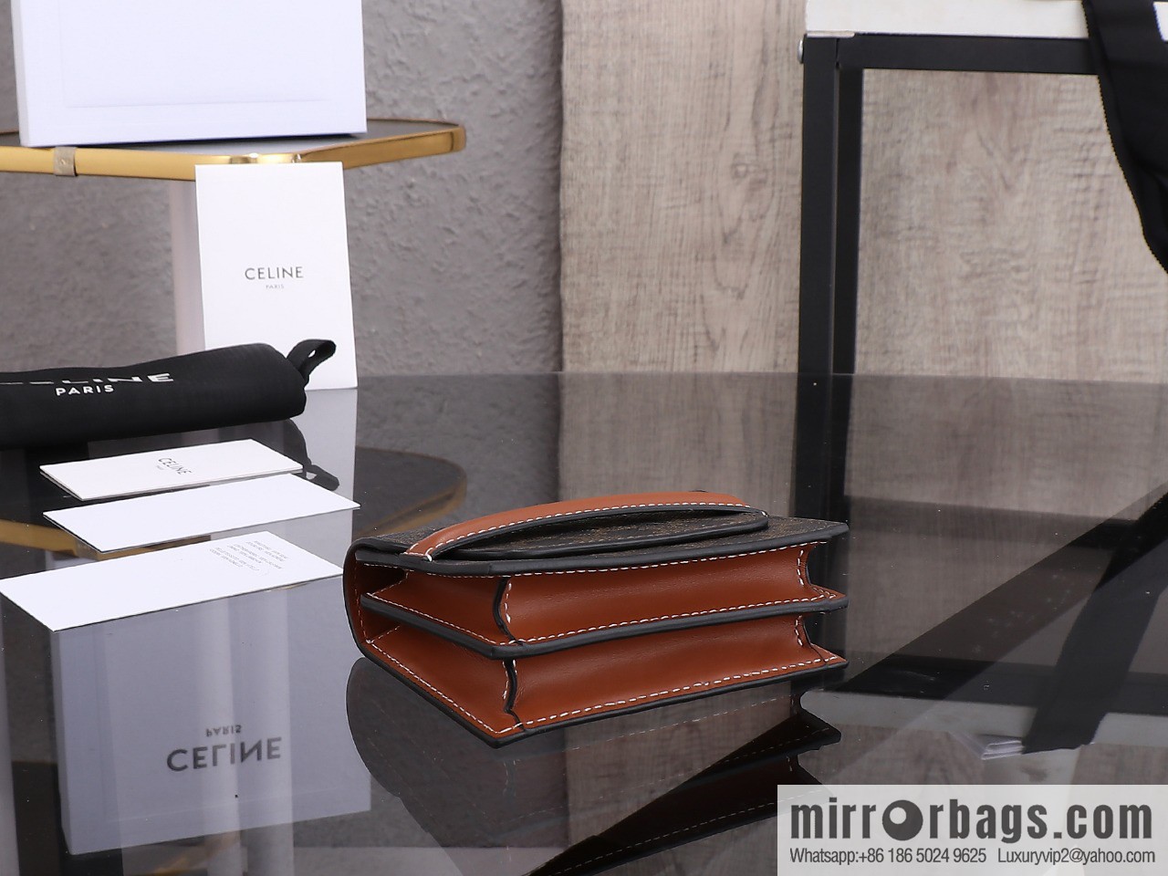 CE new logo printed sheep leather (fabric) business card bag, model number: 100242