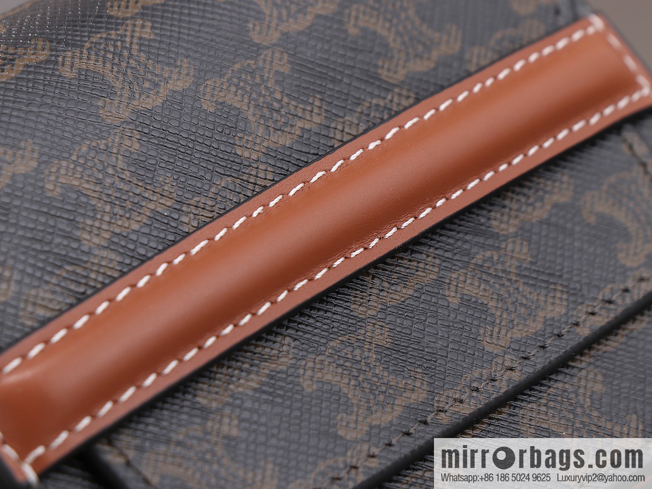 CE new logo printed sheep leather (fabric) business card bag, model number: 100242