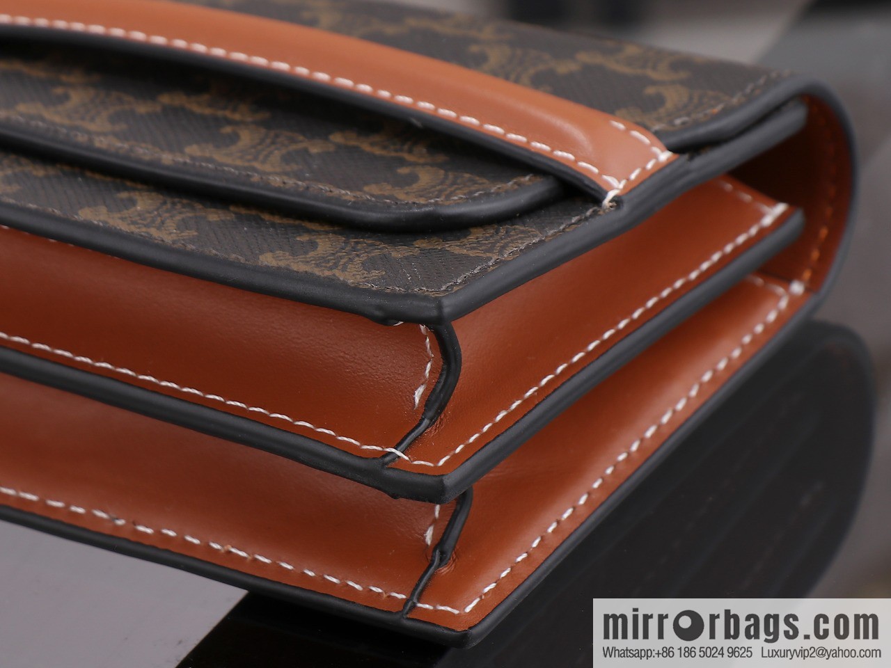 CE new logo printed sheep leather (fabric) business card bag, model number: 100242