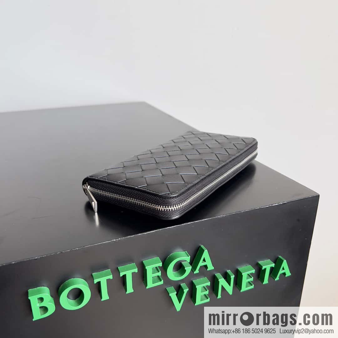 #Bv men's woven wallet model number: 593217 black