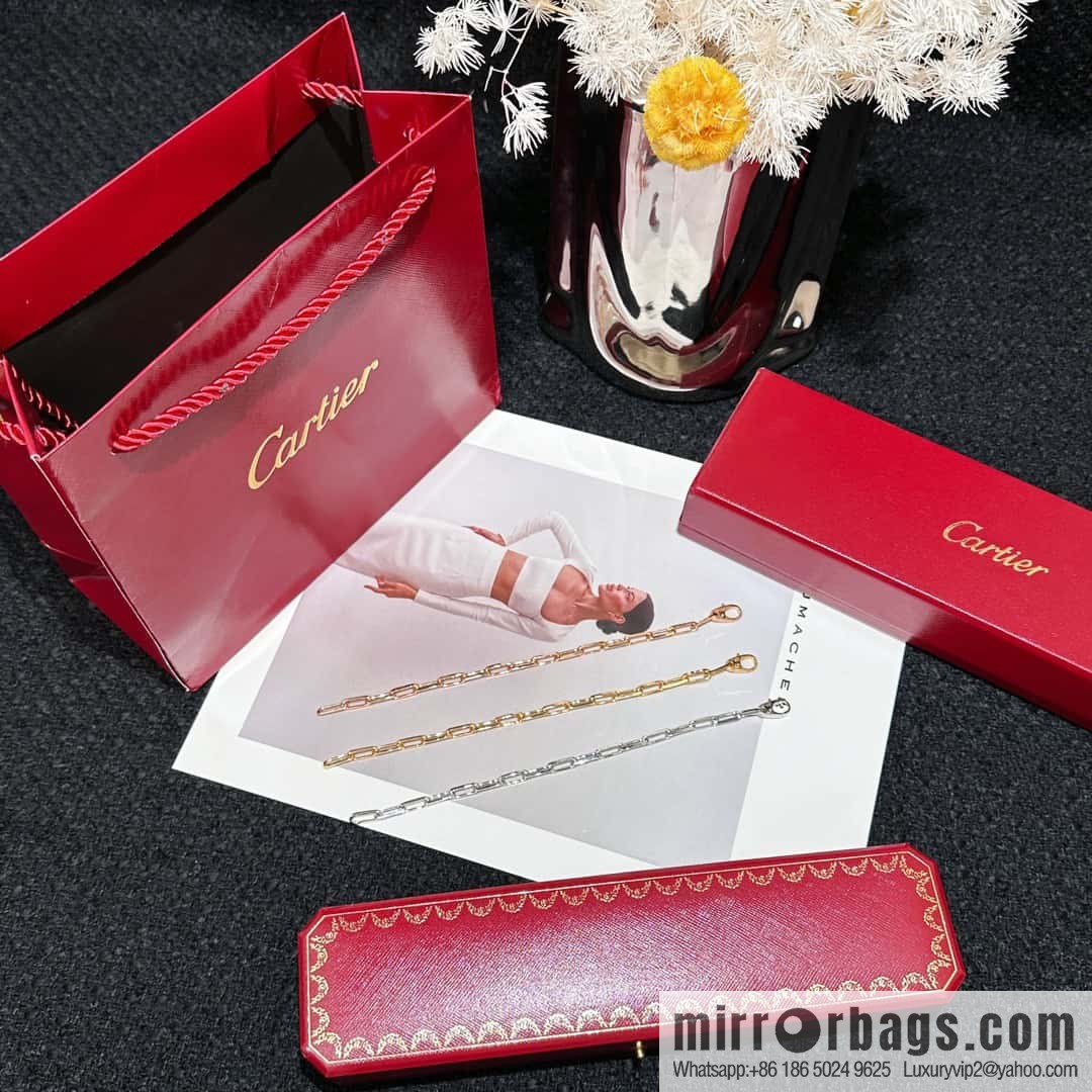 ❗️New ❗️☀️ Cartier SANTOS DE CARTIER chain ⛓ bracelet☀️