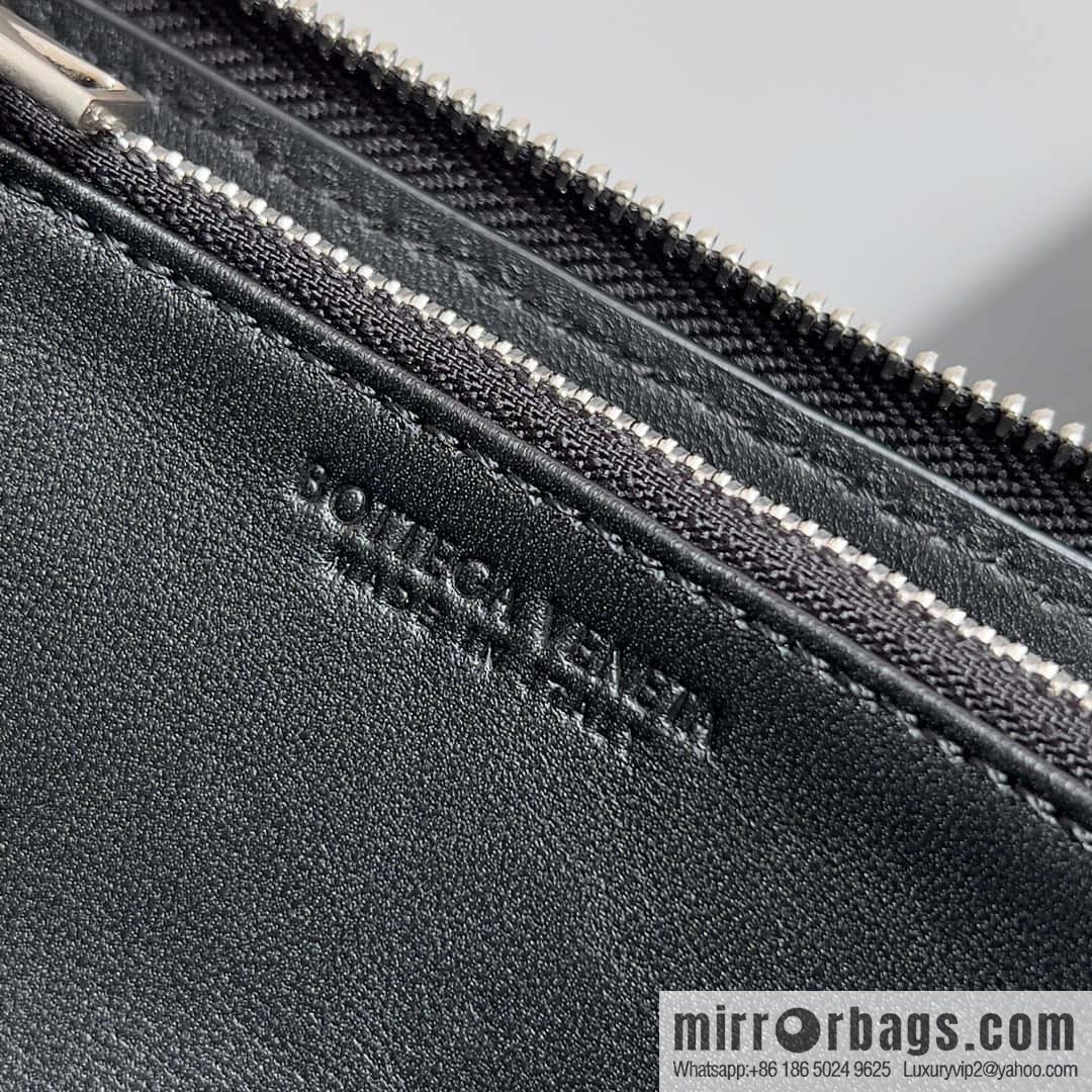 #Bv men's woven wallet model number: 593217 black