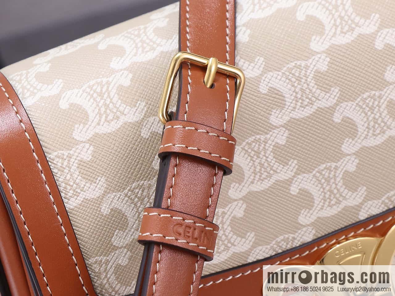 [Premium quality, all steel hardware] TEEN TRIOMPHE calfskin handbag, number: 188423BF4.07PO
