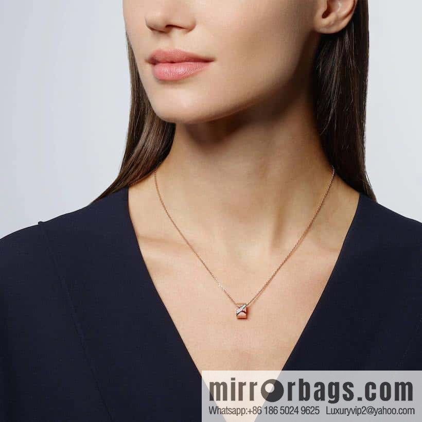 ❗️New ❗️ ☀️ Chaumet Paris Liens Evidence Ring Cylinder Necklace ☀️