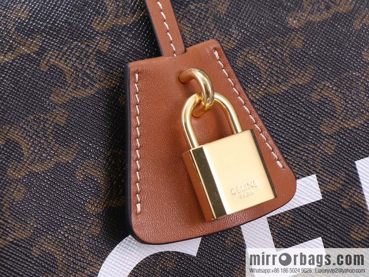 [Premium quality, all-steel hardware] CELINE2022 | The first Voyage printed Travel Bags series, model number: 191472 DOG material/brown