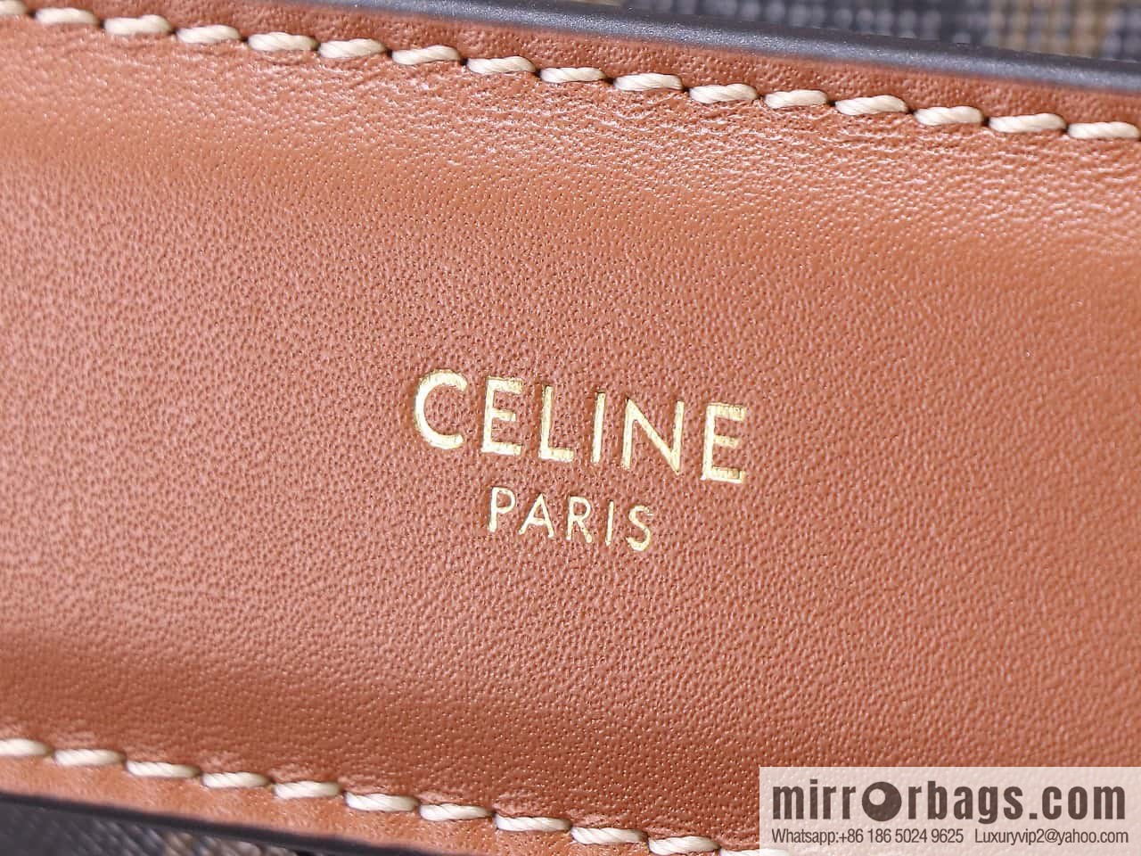 [Premium quality, all-steel hardware] CELINE2022 | The first Voyage printed Travel Bags series, model number: 191472 DOG material/brown