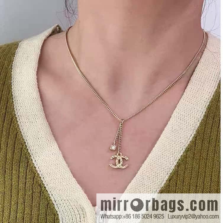 ❗️New ❗️ Chanel necklace ☀️ new ☑️ Chanel double c fringe necklace ☀️