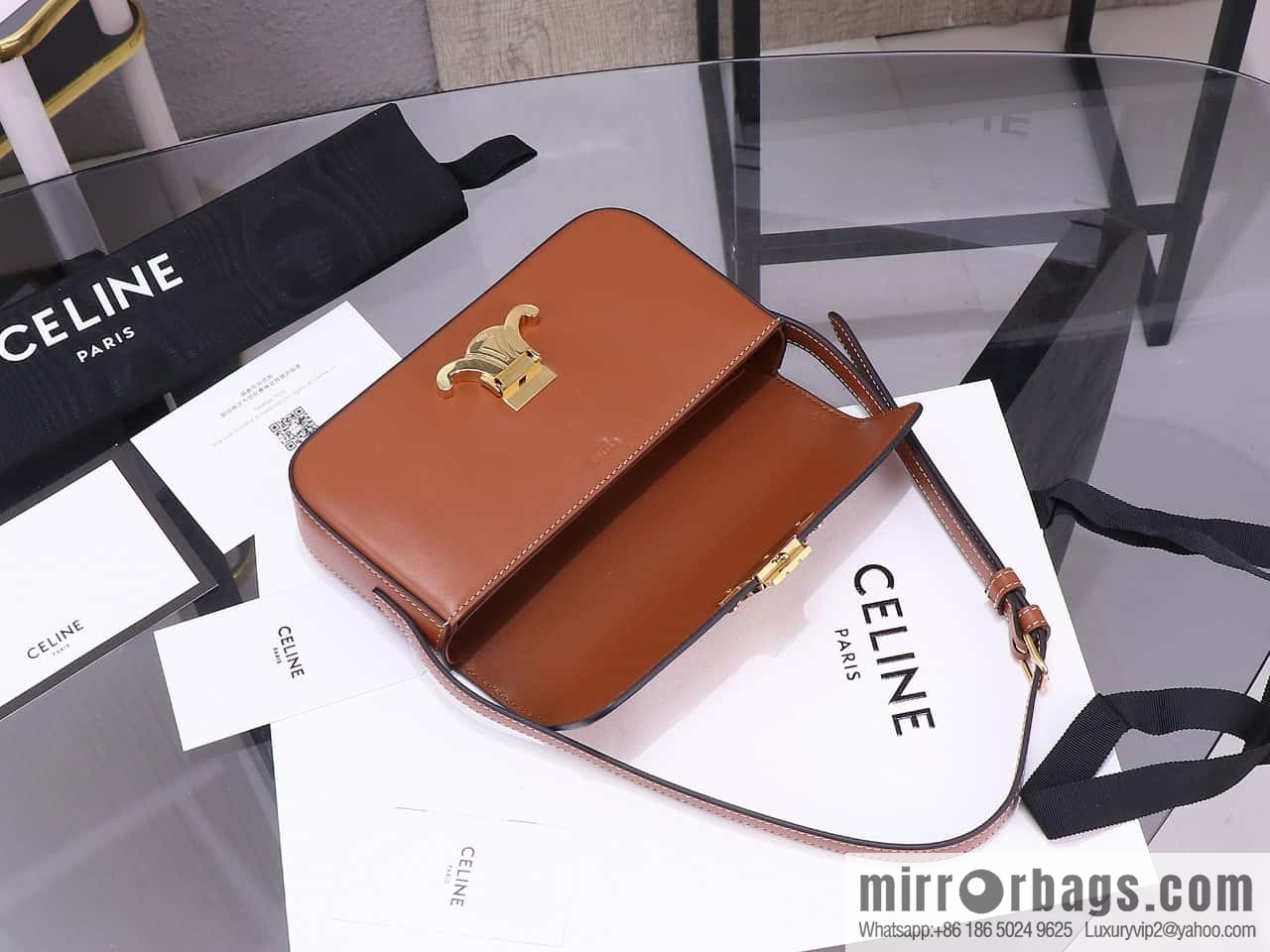 [Premium quality, all-steel hardware] CELIN * New Triomphe Arc de Triomphe armpit bag 2021 spring and summer limited edition, model number: 194142