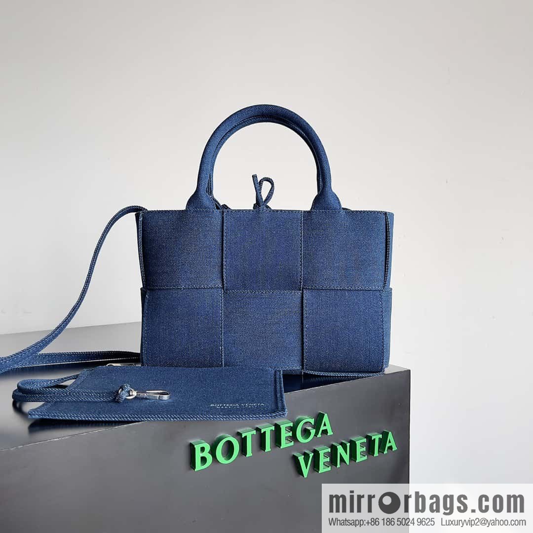 B new product Danny denim tote bag BV mini Tote tote bag, model; 714613