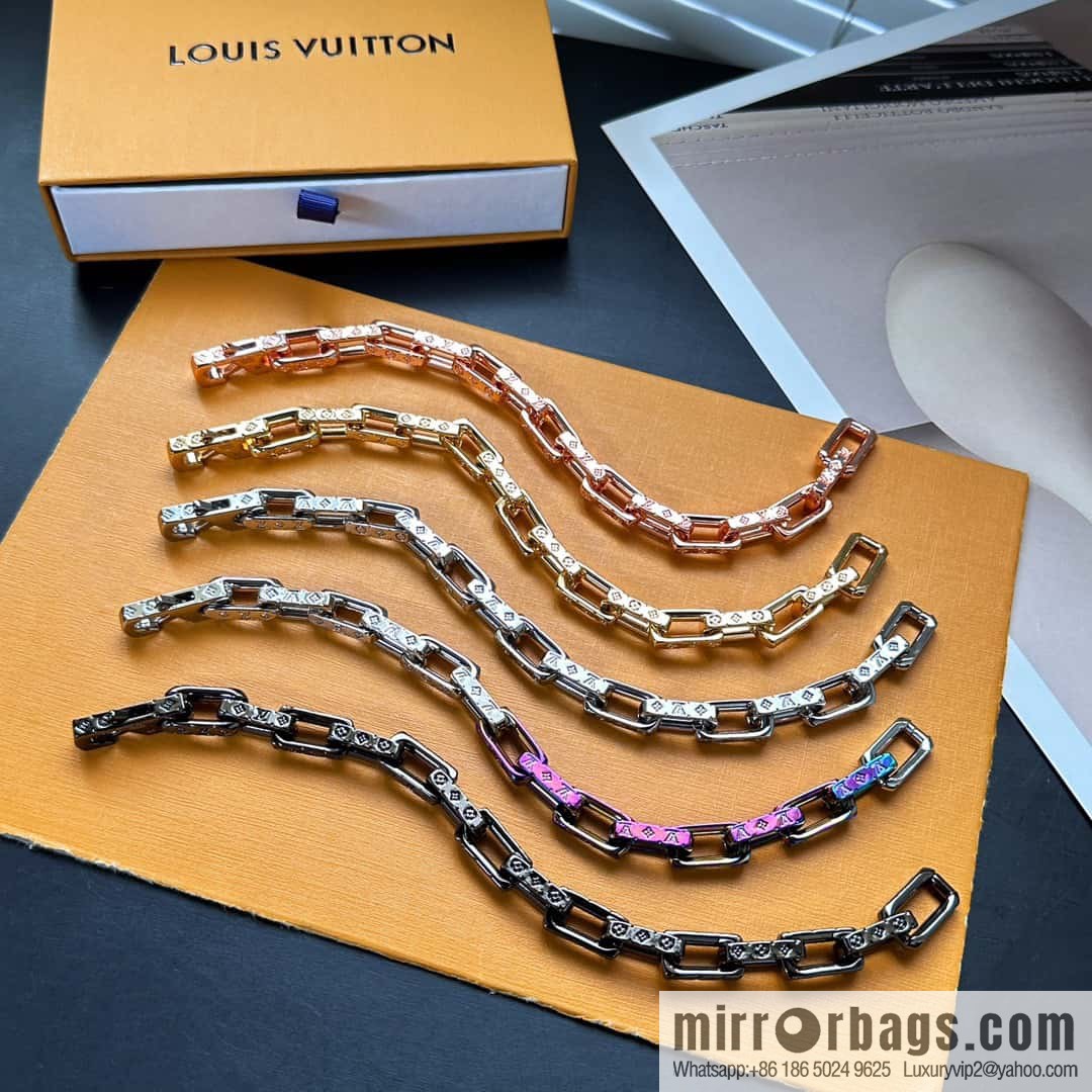 ❗️New ❗️ M00308 ☀❤️☀ Louis Vuitton Louis Vuitton LV Bamboo Cuban Bracelet ☀