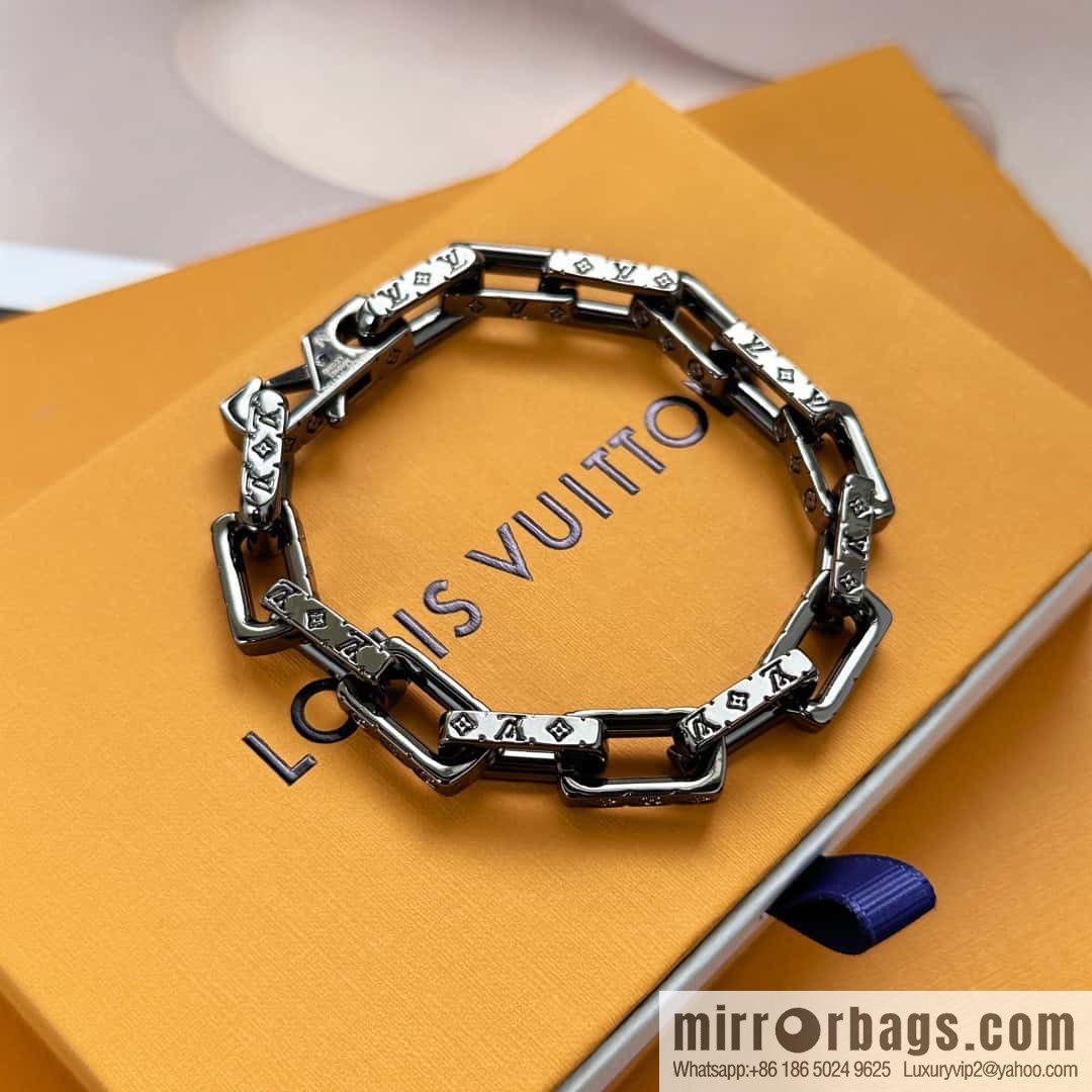 ❗️New ❗️ M00308 ☀❤️☀ Louis Vuitton Louis Vuitton LV Bamboo Cuban Bracelet ☀